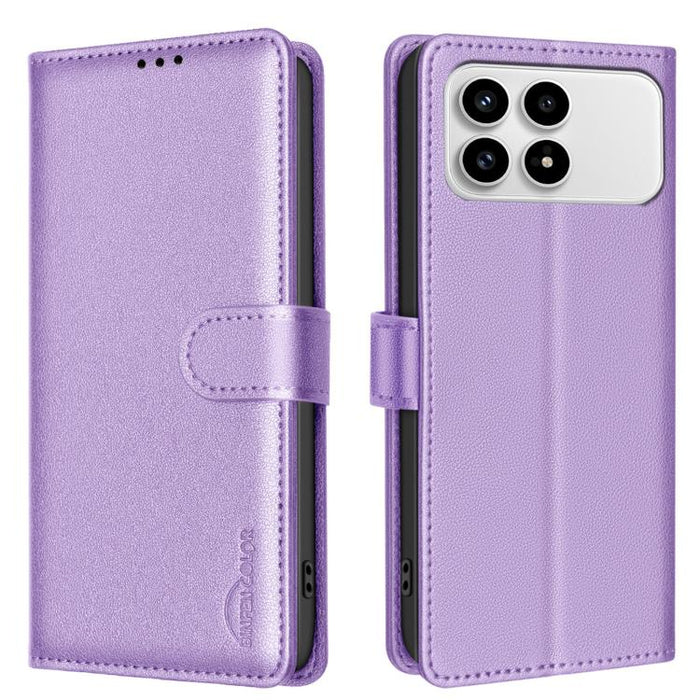 Funda de cuero antirrobo para teléfono con textura de lichi y RFID, For Redmi K90 Max 5G, For Redmi A7 Pro 171mm / Poco C85x 5G, For Redmi 15a 5G, For Redmi Tubo 5 Max / Poco X8 Pro Max, For Redmi Tubo 5 / Poco X8 Pro 5G, For Redmi Note 15 5G Global 16...