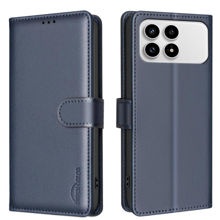 Funda de cuero antirrobo para teléfono con textura de lichi y RFID, For Redmi K90 Max 5G, For Redmi A7 Pro 171mm / Poco C85x 5G, For Redmi 15a 5G, For Redmi Tubo 5 Max / Poco X8 Pro Max, For Redmi Tubo 5 / Poco X8 Pro 5G, For Redmi Note 15 5G Global 16...