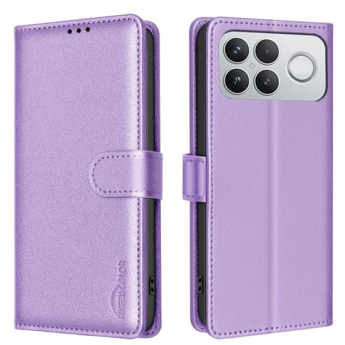 Funda de cuero antirrobo para teléfono con textura de lichi y RFID, For Redmi K90 Max 5G, For Redmi A7 Pro 171mm / Poco C85x 5G, For Redmi 15a 5G, For Redmi Tubo 5 Max / Poco X8 Pro Max, For Redmi Tubo 5 / Poco X8 Pro 5G, For Redmi Note 15 5G Global 16...