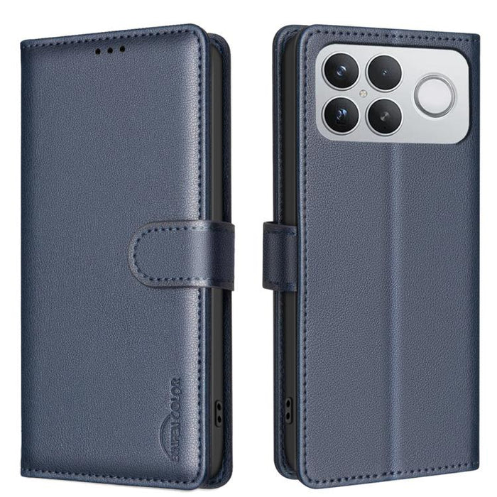 Funda de cuero antirrobo para teléfono con textura de lichi y RFID, For Redmi K90 Max 5G, For Redmi A7 Pro 171mm / Poco C85x 5G, For Redmi 15a 5G, For Redmi Tubo 5 Max / Poco X8 Pro Max, For Redmi Tubo 5 / Poco X8 Pro 5G, For Redmi Note 15 5G Global 16...