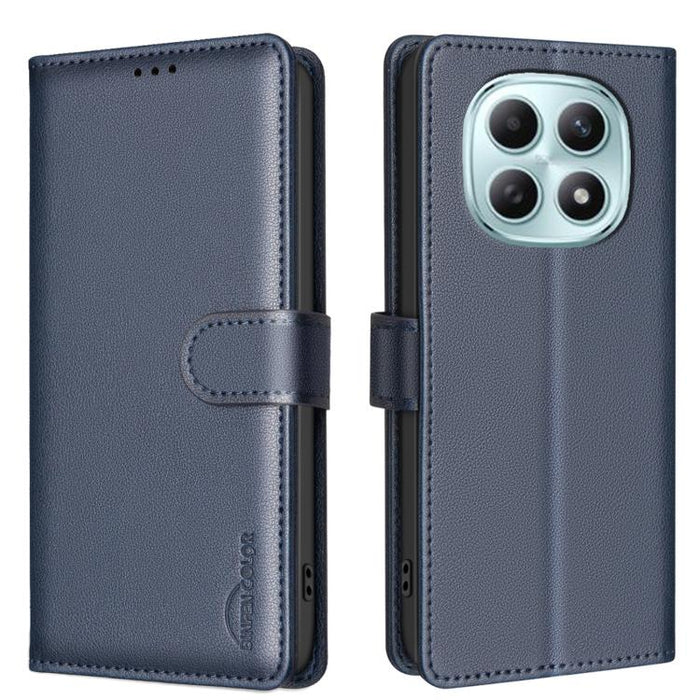 Funda de cuero antirrobo para teléfono con textura de lichi y RFID, For Redmi K90 Max 5G, For Redmi A7 Pro 171mm / Poco C85x 5G, For Redmi 15a 5G, For Redmi Tubo 5 Max / Poco X8 Pro Max, For Redmi Tubo 5 / Poco X8 Pro 5G, For Redmi Note 15 5G Global 16...