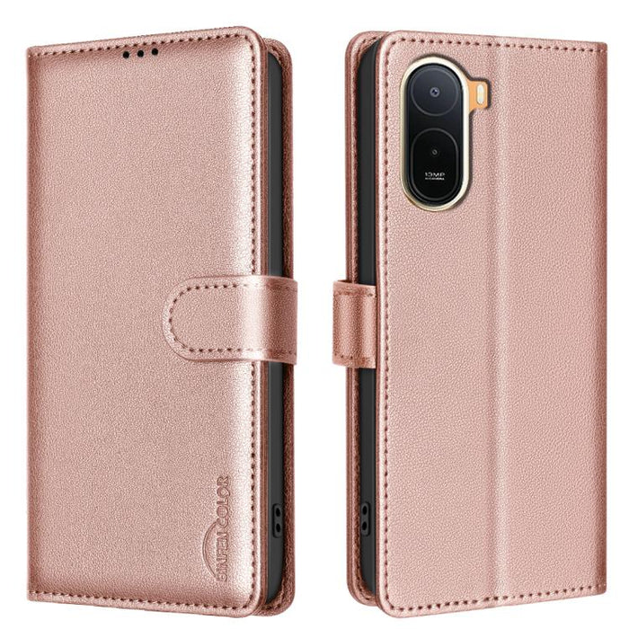 Funda de cuero antirrobo para teléfono con textura de lichi y RFID, For Redmi K90 Max 5G, For Redmi A7 Pro 171mm / Poco C85x 5G, For Redmi 15a 5G, For Redmi Tubo 5 Max / Poco X8 Pro Max, For Redmi Tubo 5 / Poco X8 Pro 5G, For Redmi Note 15 5G Global 16...