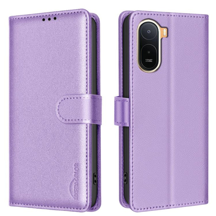 Funda de cuero antirrobo para teléfono con textura de lichi y RFID, For Redmi K90 Max 5G, For Redmi A7 Pro 171mm / Poco C85x 5G, For Redmi 15a 5G, For Redmi Tubo 5 Max / Poco X8 Pro Max, For Redmi Tubo 5 / Poco X8 Pro 5G, For Redmi Note 15 5G Global 16...