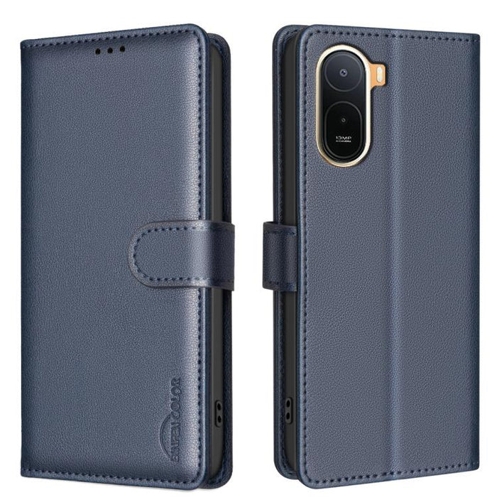 Funda de cuero antirrobo para teléfono con textura de lichi y RFID, For Redmi K90 Max 5G, For Redmi A7 Pro 171mm / Poco C85x 5G, For Redmi 15a 5G, For Redmi Tubo 5 Max / Poco X8 Pro Max, For Redmi Tubo 5 / Poco X8 Pro 5G, For Redmi Note 15 5G Global 16...