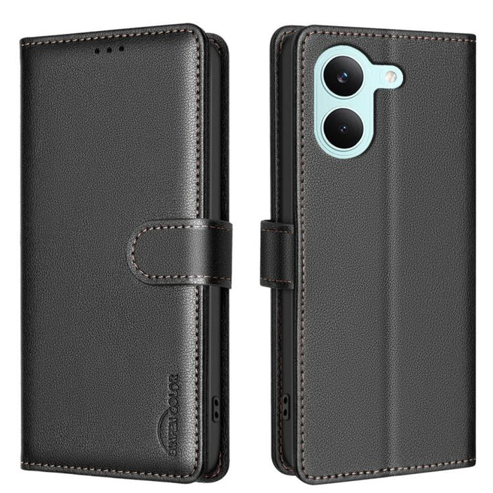 Funda de cuero antirrobo para teléfono con textura de lichi y RFID, For Redmi K90 Max 5G, For Redmi A7 Pro 171mm / Poco C85x 5G, For Redmi 15a 5G, For Redmi Tubo 5 Max / Poco X8 Pro Max, For Redmi Tubo 5 / Poco X8 Pro 5G, For Redmi Note 15 5G Global 16...
