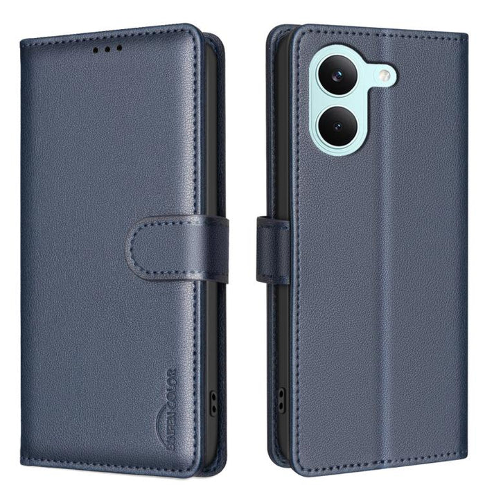 Funda de cuero antirrobo para teléfono con textura de lichi y RFID, For Redmi K90 Max 5G, For Redmi A7 Pro 171mm / Poco C85x 5G, For Redmi 15a 5G, For Redmi Tubo 5 Max / Poco X8 Pro Max, For Redmi Tubo 5 / Poco X8 Pro 5G, For Redmi Note 15 5G Global 16...