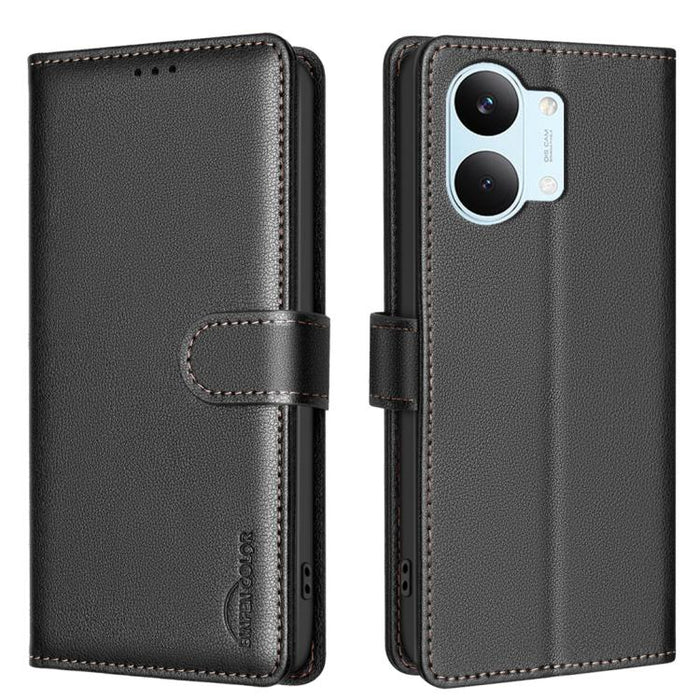 Funda de cuero antirrobo para teléfono con textura de lichi y RFID, For Redmi K90 Max 5G, For Redmi A7 Pro 171mm / Poco C85x 5G, For Redmi 15a 5G, For Redmi Tubo 5 Max / Poco X8 Pro Max, For Redmi Tubo 5 / Poco X8 Pro 5G, For Redmi Note 15 5G Global 16...