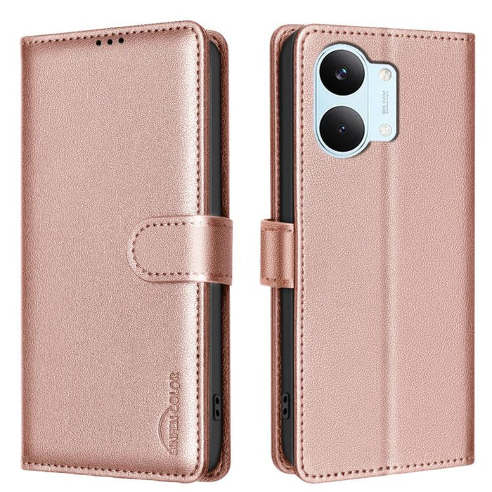 Funda de cuero antirrobo para teléfono con textura de lichi y RFID, For Redmi K90 Max 5G, For Redmi A7 Pro 171mm / Poco C85x 5G, For Redmi 15a 5G, For Redmi Tubo 5 Max / Poco X8 Pro Max, For Redmi Tubo 5 / Poco X8 Pro 5G, For Redmi Note 15 5G Global 16...