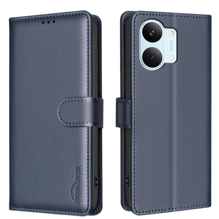Funda de cuero antirrobo para teléfono con textura de lichi y RFID, For Redmi K90 Max 5G, For Redmi A7 Pro 171mm / Poco C85x 5G, For Redmi 15a 5G, For Redmi Tubo 5 Max / Poco X8 Pro Max, For Redmi Tubo 5 / Poco X8 Pro 5G, For Redmi Note 15 5G Global 16...