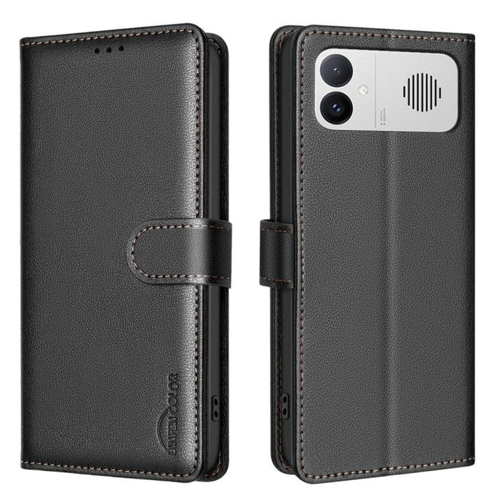 Funda de cuero antirrobo para teléfono con textura de lichi y RFID, For Redmi K90 Max 5G, For Redmi A7 Pro 171mm / Poco C85x 5G, For Redmi 15a 5G, For Redmi Tubo 5 Max / Poco X8 Pro Max, For Redmi Tubo 5 / Poco X8 Pro 5G, For Redmi Note 15 5G Global 16...