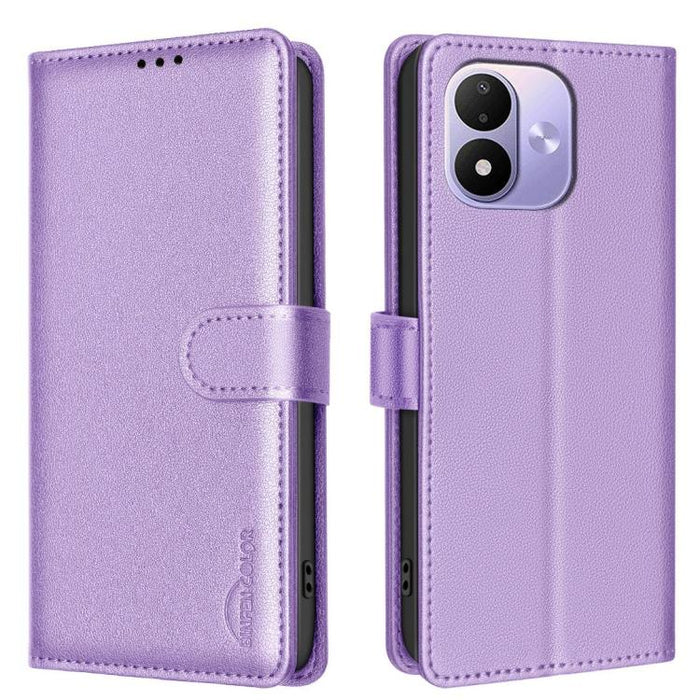 Funda de cuero antirrobo para teléfono con textura de lichi y RFID, For Redmi 15C 5G/4G Global 171/Poco C85 4G, For Redmi Note 17 Pro 5G Global 163mm, For Redmi Note 17 Pro+ 5G Global 163mm, For Redmi K90 Pro Max/K100 Pro Max                           ...