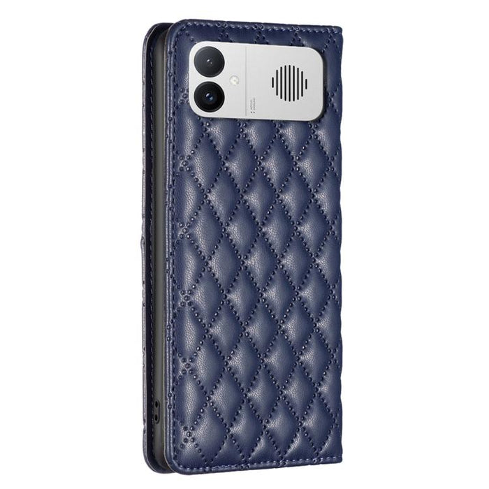 Funda para teléfono con tapa de cuero magnética con diseño de entramado de diamantes, For Redmi K90 Max 5G, For Redmi Note 14 Pro 4G, For Redmi Note 14 4G 163.25mm, For Redmi Note 14 5G, For Redmi Note 14 Pro 5G / Note 14 Pro+ 5G, For Redmi 14C 4G