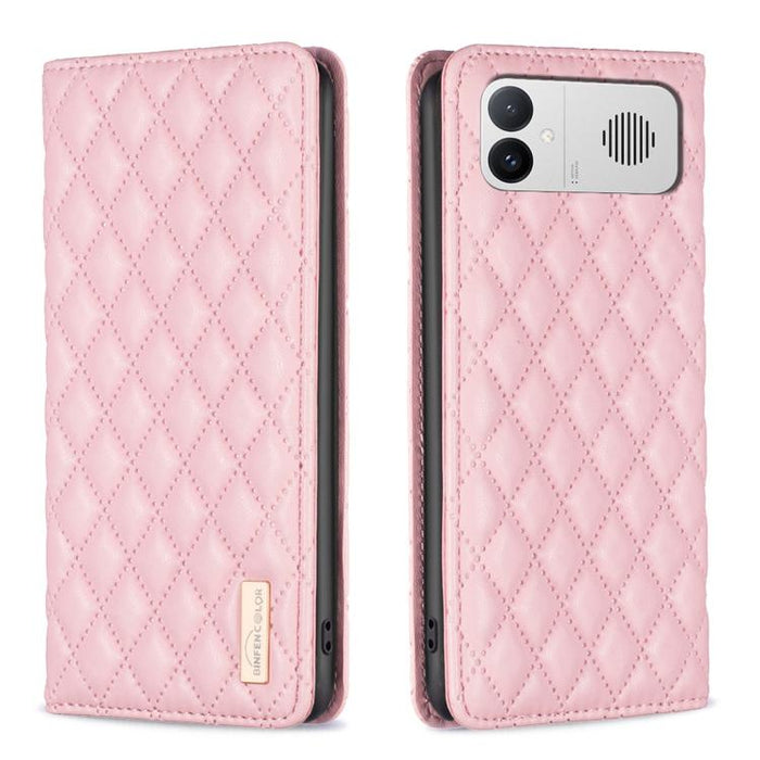 Funda para teléfono con tapa de cuero magnética con diseño de entramado de diamantes, For Redmi K90 Max 5G, For Redmi Note 14 Pro 4G, For Redmi Note 14 4G 163.25mm, For Redmi Note 14 5G, For Redmi Note 14 Pro 5G / Note 14 Pro+ 5G, For Redmi 14C 4G