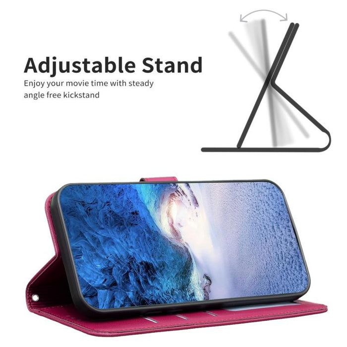 Funda para teléfono de piel con relieve de cuatro hojas, For Redmi K90 Max 5G, For Redmi Note 14 Pro 4G, For Redmi Note 14 4G 163.25mm, For Redmi Note 14 5G, For Redmi Note 14 Pro 5G / Note 14 Pro+ 5G, For Redmi 14C 4G