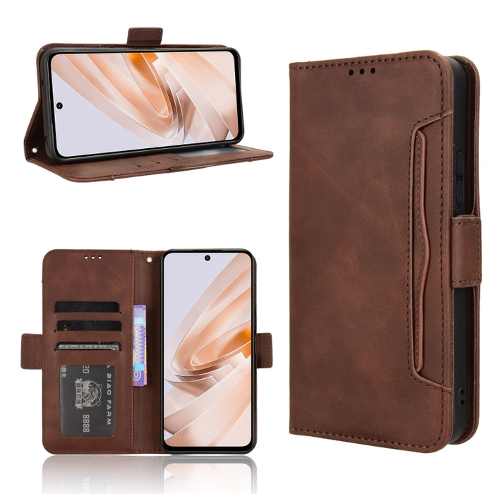 Funda de cuero para teléfono con ranuras para tarjetas y textura de piel de becerro, For Redmi K80 Ultra, For Redmi A5 4G 173.3mm, For Redmi Note 14 4G 164.84mm EU Version, For Redmi Turbo 4 Pro 5G, For Redmi K80 / K80 Pro, For Redmi Note 14 Pro 4G    ...