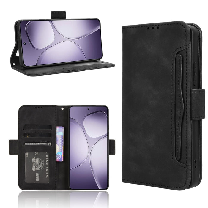 Funda de cuero para teléfono con ranuras para tarjetas y textura de piel de becerro, For Redmi K80 Ultra, For Redmi A5 4G 173.3mm, For Redmi Note 14 4G 164.84mm EU Version, For Redmi Turbo 4 Pro 5G, For Redmi K80 / K80 Pro, For Redmi Note 14 Pro 4G    ...