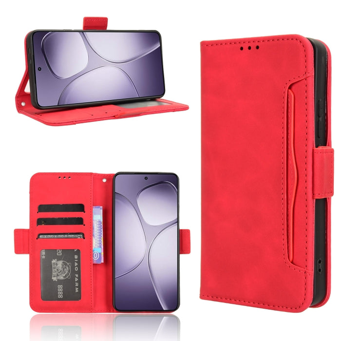 Funda de cuero para teléfono con ranuras para tarjetas y textura de piel de becerro, For Redmi K80 Ultra, For Redmi A5 4G 173.3mm, For Redmi Note 14 4G 164.84mm EU Version, For Redmi Turbo 4 Pro 5G, For Redmi K80 / K80 Pro, For Redmi Note 14 Pro 4G    ...