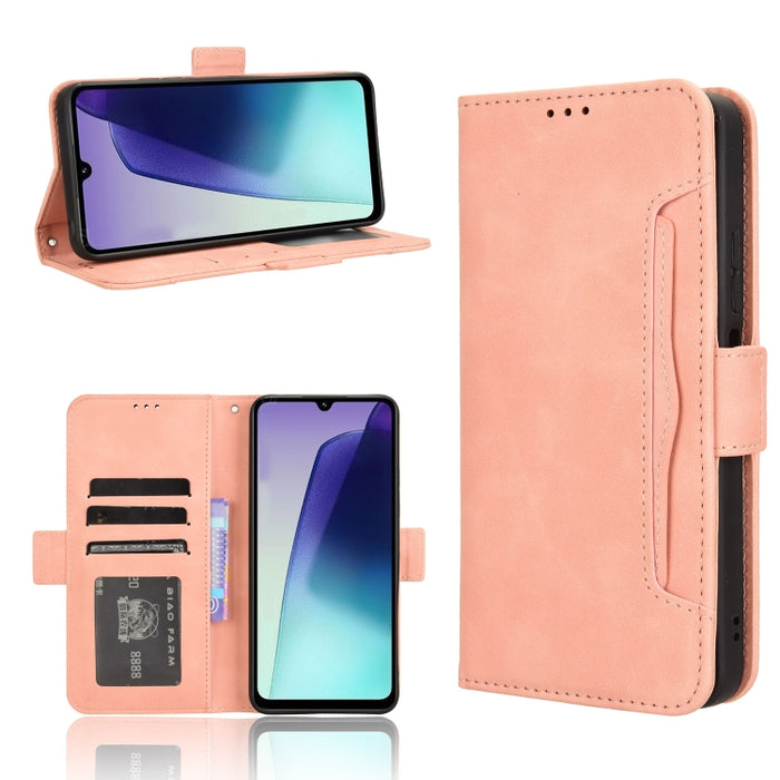 Funda de cuero para teléfono con ranuras para tarjetas y textura de piel de becerro, For Redmi K80 Ultra, For Redmi A5 4G 173.3mm, For Redmi Note 14 4G 164.84mm EU Version, For Redmi Turbo 4 Pro 5G, For Redmi K80 / K80 Pro, For Redmi Note 14 Pro 4G    ...