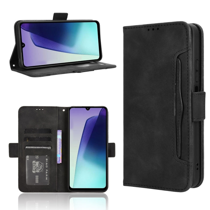 Funda de cuero para teléfono con ranuras para tarjetas y textura de piel de becerro, For Redmi K80 Ultra, For Redmi A5 4G 173.3mm, For Redmi Note 14 4G 164.84mm EU Version, For Redmi Turbo 4 Pro 5G, For Redmi K80 / K80 Pro, For Redmi Note 14 Pro 4G    ...