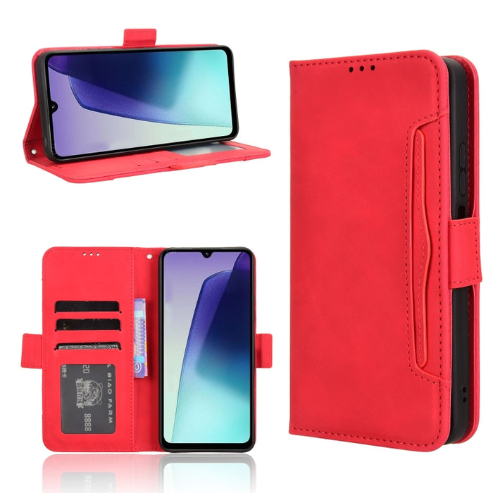Funda de cuero para teléfono con ranuras para tarjetas y textura de piel de becerro, For Redmi K80 Ultra, For Redmi A5 4G 173.3mm, For Redmi Note 14 4G 164.84mm EU Version, For Redmi Turbo 4 Pro 5G, For Redmi K80 / K80 Pro, For Redmi Note 14 Pro 4G    ...