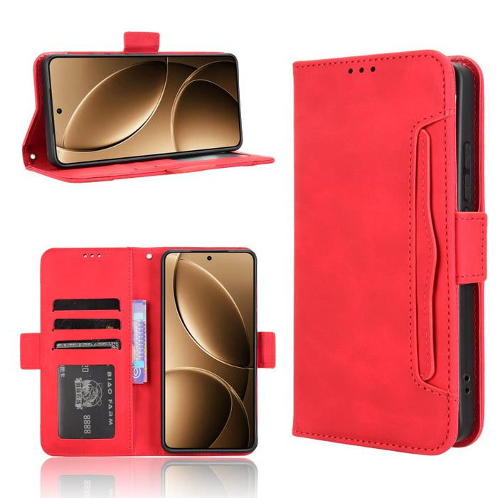 Funda de cuero para teléfono con ranuras para tarjetas y textura de piel de becerro, For Redmi K80 Ultra, For Redmi A5 4G 173.3mm, For Redmi Note 14 4G 164.84mm EU Version, For Redmi Turbo 4 Pro 5G, For Redmi K80 / K80 Pro, For Redmi Note 14 Pro 4G    ...
