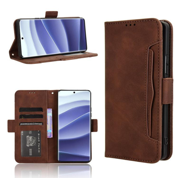 Funda de cuero para teléfono con ranuras para tarjetas y textura de piel de becerro, For Redmi K80 Ultra, For Redmi A5 4G 173.3mm, For Redmi Note 14 4G 164.84mm EU Version, For Redmi Turbo 4 Pro 5G, For Redmi K80 / K80 Pro, For Redmi Note 14 Pro 4G    ...