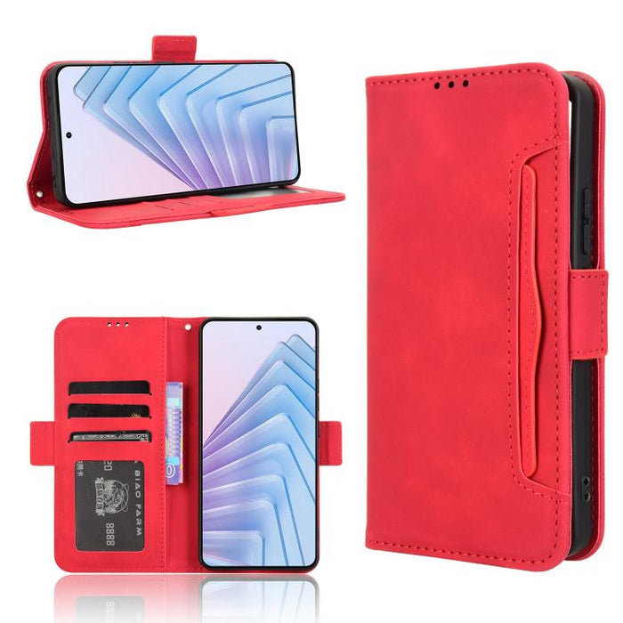 Funda de cuero para teléfono con ranuras para tarjetas y textura de piel de becerro, For Redmi K80 Ultra, For Redmi A5 4G 173.3mm, For Redmi Note 14 4G 164.84mm EU Version, For Redmi Turbo 4 Pro 5G, For Redmi K80 / K80 Pro, For Redmi Note 14 Pro 4G    ...