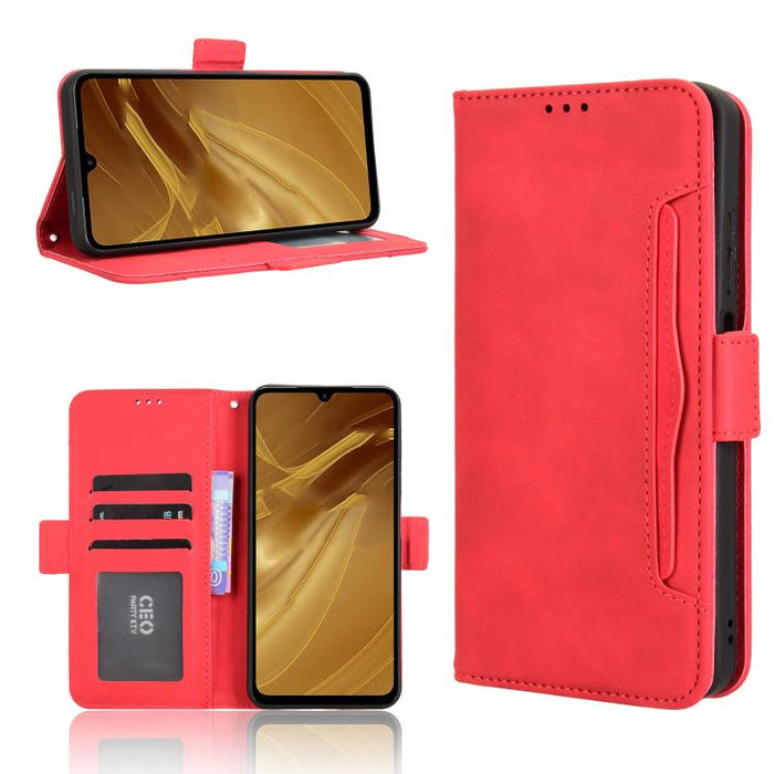 Funda de cuero para teléfono con ranuras para tarjetas y textura de piel de becerro, For Redmi K80 Ultra, For Redmi A5 4G 173.3mm, For Redmi Note 14 4G 164.84mm EU Version, For Redmi Turbo 4 Pro 5G, For Redmi K80 / K80 Pro, For Redmi Note 14 Pro 4G    ...