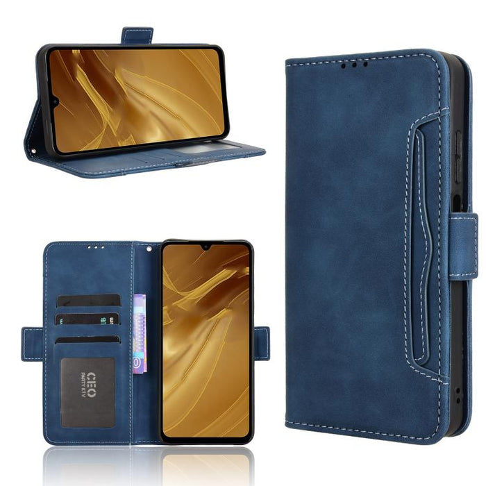 Funda de cuero para teléfono con ranuras para tarjetas y textura de piel de becerro, For Redmi K80 Ultra, For Redmi A5 4G 173.3mm, For Redmi Note 14 4G 164.84mm EU Version, For Redmi Turbo 4 Pro 5G, For Redmi K80 / K80 Pro, For Redmi Note 14 Pro 4G    ...