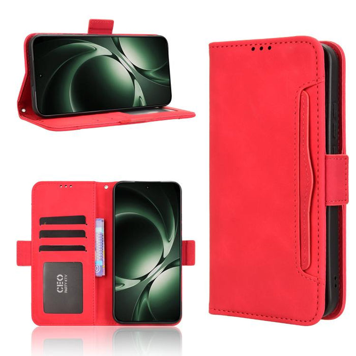 Funda de cuero para teléfono con ranuras para tarjetas y textura de piel de becerro, For Redmi K80 Ultra, For Redmi A5 4G 173.3mm, For Redmi Note 14 4G 164.84mm EU Version, For Redmi Turbo 4 Pro 5G, For Redmi K80 / K80 Pro, For Redmi Note 14 Pro 4G    ...