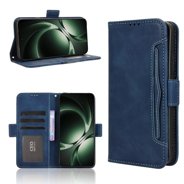 Funda de cuero para teléfono con ranuras para tarjetas y textura de piel de becerro, For Redmi K80 Ultra, For Redmi A5 4G 173.3mm, For Redmi Note 14 4G 164.84mm EU Version, For Redmi Turbo 4 Pro 5G, For Redmi K80 / K80 Pro, For Redmi Note 14 Pro 4G    ...