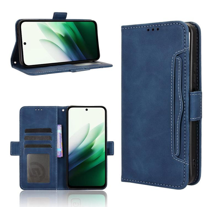 Funda de cuero para teléfono con ranuras para tarjetas y textura de piel de becerro, For Redmi A7 Pro 171mm / Poco C85x 5G, For Redmi 15a 5G / R70 5G / R70m 5G, For Redmi Turbo 5 Max 5G / Poco X8 Pro Max, For Redmi Turbo 5 5G / Poco X8 Pro             ...