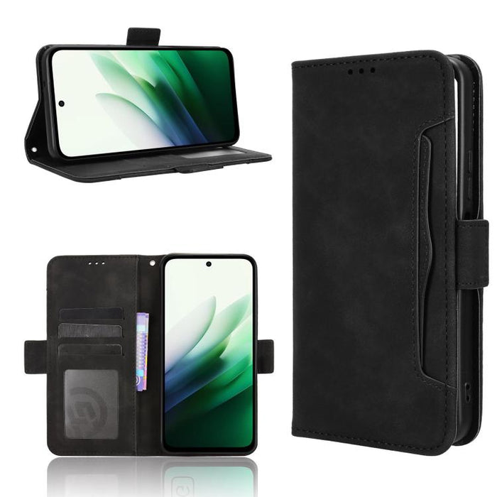 Funda de cuero para teléfono con ranuras para tarjetas y textura de piel de becerro, For Redmi A7 Pro 171mm / Poco C85x 5G, For Redmi 15a 5G / R70 5G / R70m 5G, For Redmi Turbo 5 Max 5G / Poco X8 Pro Max, For Redmi Turbo 5 5G / Poco X8 Pro             ...