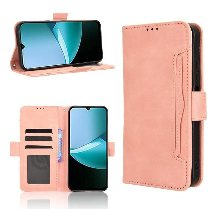 Funda de cuero para teléfono con ranuras para tarjetas y textura de piel de becerro, For Redmi A7 Pro 171mm / Poco C85x 5G, For Redmi 15a 5G / R70 5G / R70m 5G, For Redmi Turbo 5 Max 5G / Poco X8 Pro Max, For Redmi Turbo 5 5G / Poco X8 Pro             ...