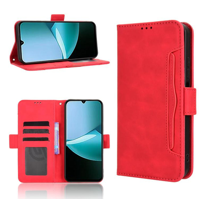 Funda de cuero para teléfono con ranuras para tarjetas y textura de piel de becerro, For Redmi A7 Pro 171mm / Poco C85x 5G, For Redmi 15a 5G / R70 5G / R70m 5G, For Redmi Turbo 5 Max 5G / Poco X8 Pro Max, For Redmi Turbo 5 5G / Poco X8 Pro             ...