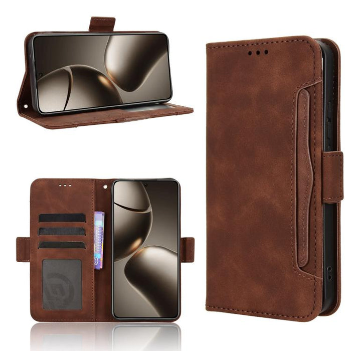 Funda de cuero para teléfono con ranuras para tarjetas y textura de piel de becerro, For Redmi A7 Pro 171mm / Poco C85x 5G, For Redmi 15a 5G / R70 5G / R70m 5G, For Redmi Turbo 5 Max 5G / Poco X8 Pro Max, For Redmi Turbo 5 5G / Poco X8 Pro             ...