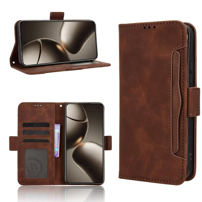 Funda de cuero para teléfono con ranuras para tarjetas y textura de piel de becerro, For Redmi A7 Pro 171mm / Poco C85x 5G, For Redmi 15a 5G / R70 5G / R70m 5G, For Redmi Turbo 5 Max 5G / Poco X8 Pro Max, For Redmi Turbo 5 5G / Poco X8 Pro             ...