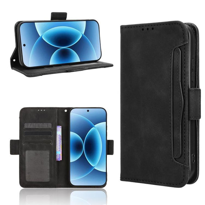 Funda de cuero para teléfono con ranuras para tarjetas y textura de piel de becerro, For Redmi A7 Pro 171mm / Poco C85x 5G, For Redmi 15a 5G / R70 5G / R70m 5G, For Redmi Turbo 5 Max 5G / Poco X8 Pro Max, For Redmi Turbo 5 5G / Poco X8 Pro             ...