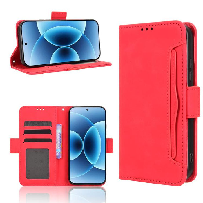 Funda de cuero para teléfono con ranuras para tarjetas y textura de piel de becerro, For Redmi A7 Pro 171mm / Poco C85x 5G, For Redmi 15a 5G / R70 5G / R70m 5G, For Redmi Turbo 5 Max 5G / Poco X8 Pro Max, For Redmi Turbo 5 5G / Poco X8 Pro             ...