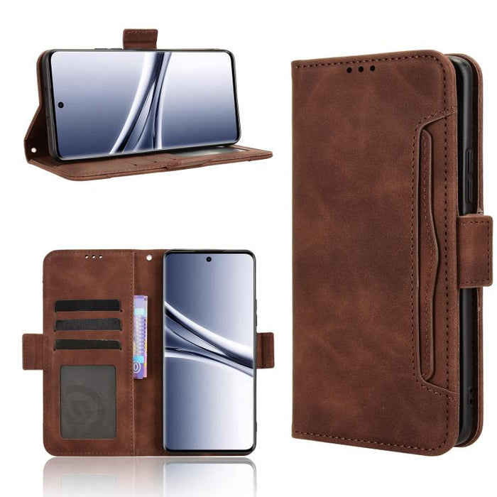 Funda de cuero para teléfono con ranuras para tarjetas y textura de piel de becerro, For Redmi A7 Pro 171mm / Poco C85x 5G, For Redmi 15a 5G / R70 5G / R70m 5G, For Redmi Turbo 5 Max 5G / Poco X8 Pro Max, For Redmi Turbo 5 5G / Poco X8 Pro             ...