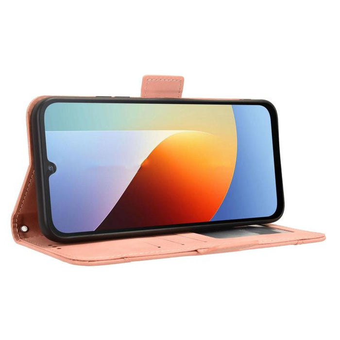 Funda de cuero para teléfono con ranuras para tarjetas y textura de piel de becerro, For Redmi A7 Pro 171mm / Poco C85x 5G, For Redmi 15a 5G / R70 5G / R70m 5G, For Redmi Turbo 5 Max 5G / Poco X8 Pro Max, For Redmi Turbo 5 5G / Poco X8 Pro             ...