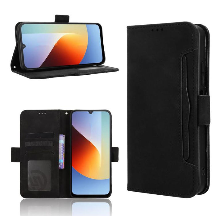 Funda de cuero para teléfono con ranuras para tarjetas y textura de piel de becerro, For Redmi A7 Pro 171mm / Poco C85x 5G, For Redmi 15a 5G / R70 5G / R70m 5G, For Redmi Turbo 5 Max 5G / Poco X8 Pro Max, For Redmi Turbo 5 5G / Poco X8 Pro             ...