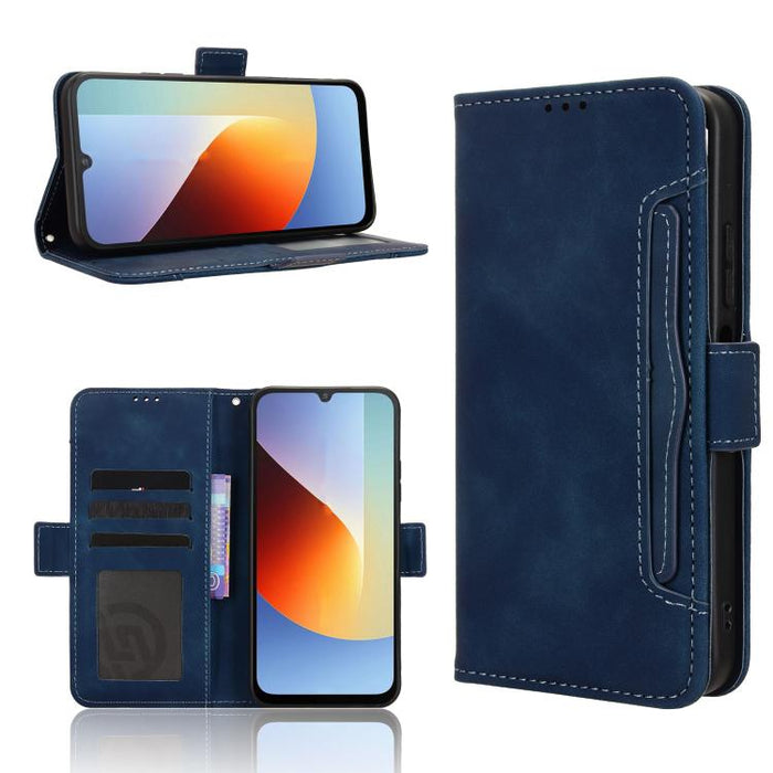 Funda de cuero para teléfono con ranuras para tarjetas y textura de piel de becerro, For Redmi A7 Pro 171mm / Poco C85x 5G, For Redmi 15a 5G / R70 5G / R70m 5G, For Redmi Turbo 5 Max 5G / Poco X8 Pro Max, For Redmi Turbo 5 5G / Poco X8 Pro             ...
