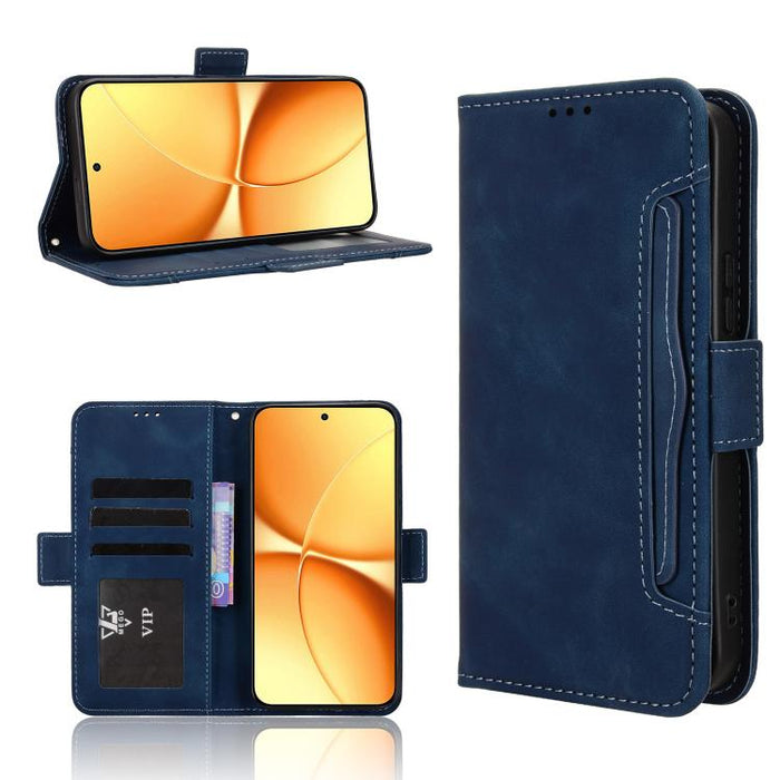Funda de cuero para teléfono con ranuras para tarjetas y textura de piel de becerro, For Redmi A7 Pro 171mm / Poco C85x 5G, For Redmi 15a 5G / R70 5G / R70m 5G, For Redmi Turbo 5 Max 5G / Poco X8 Pro Max, For Redmi Turbo 5 5G / Poco X8 Pro             ...