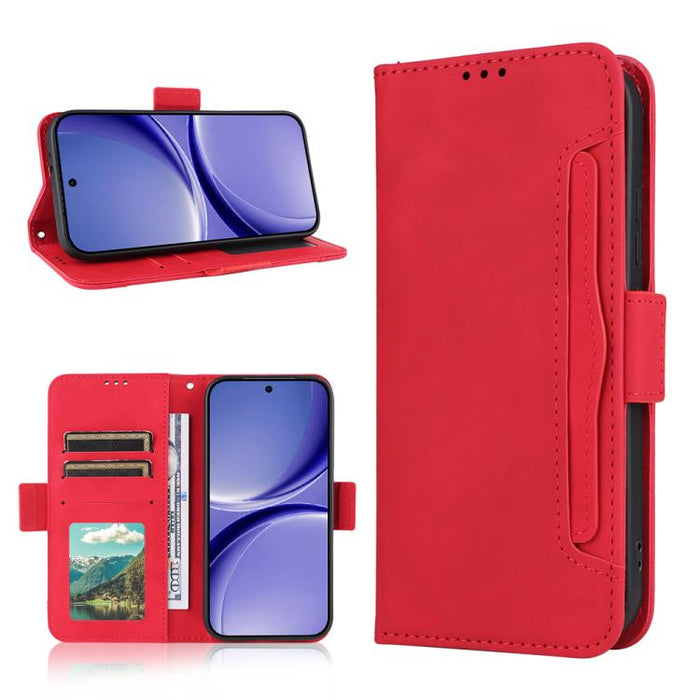 Funda de cuero para teléfono con ranuras para tarjetas y textura de piel de becerro, For Redmi A7 Pro 171mm / Poco C85x 5G, For Redmi 15a 5G / R70 5G / R70m 5G, For Redmi Turbo 5 Max 5G / Poco X8 Pro Max, For Redmi Turbo 5 5G / Poco X8 Pro             ...