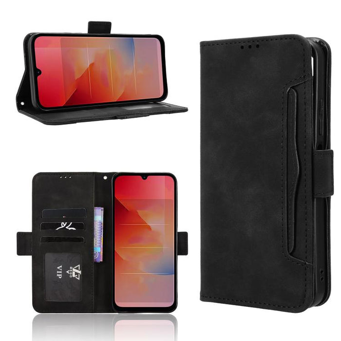 Funda de cuero para teléfono con ranuras para tarjetas y textura de piel de becerro, For Redmi A7 Pro 171mm / Poco C85x 5G, For Redmi 15a 5G / R70 5G / R70m 5G, For Redmi Turbo 5 Max 5G / Poco X8 Pro Max, For Redmi Turbo 5 5G / Poco X8 Pro             ...
