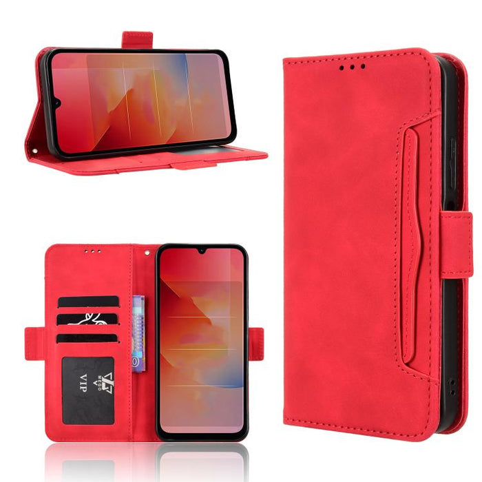 Funda de cuero para teléfono con ranuras para tarjetas y textura de piel de becerro, For Redmi A7 Pro 171mm / Poco C85x 5G, For Redmi 15a 5G / R70 5G / R70m 5G, For Redmi Turbo 5 Max 5G / Poco X8 Pro Max, For Redmi Turbo 5 5G / Poco X8 Pro             ...