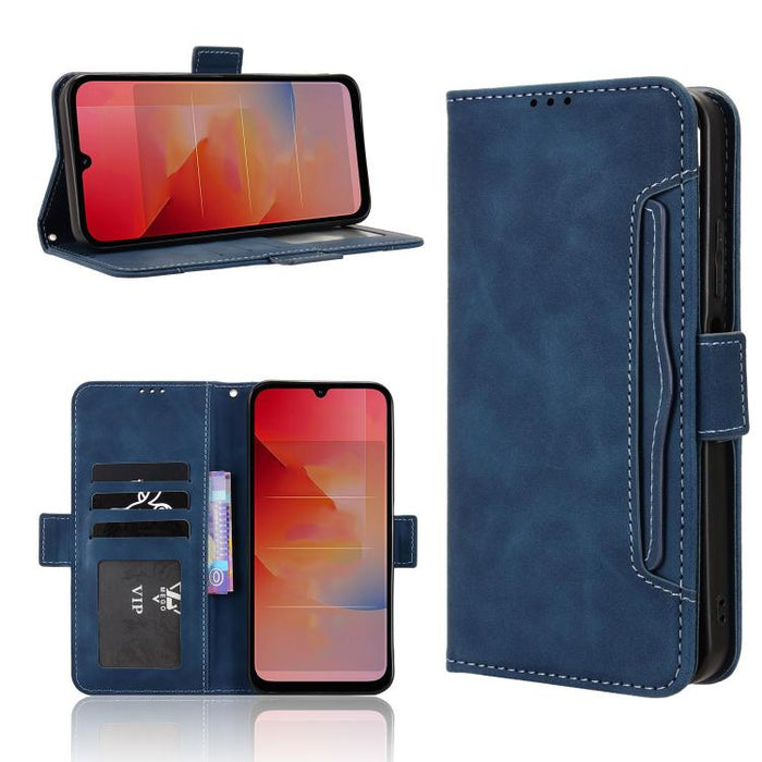 Funda de cuero para teléfono con ranuras para tarjetas y textura de piel de becerro, For Redmi A7 Pro 171mm / Poco C85x 5G, For Redmi 15a 5G / R70 5G / R70m 5G, For Redmi Turbo 5 Max 5G / Poco X8 Pro Max, For Redmi Turbo 5 5G / Poco X8 Pro             ...