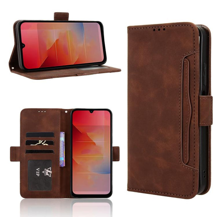 Funda de cuero para teléfono con ranuras para tarjetas y textura de piel de becerro, For Redmi A7 Pro 171mm / Poco C85x 5G, For Redmi 15a 5G / R70 5G / R70m 5G, For Redmi Turbo 5 Max 5G / Poco X8 Pro Max, For Redmi Turbo 5 5G / Poco X8 Pro             ...