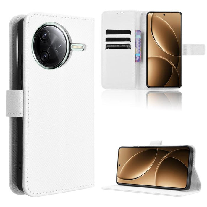 Funda de cuero para teléfono con textura de diamante, For Redmi K80 Ultra, For Redmi A5 4G 173.3mm, For Redmi Note 14 4G 164.84mm EU Version, For Redmi Turbo 4 Pro 5G, For Redmi K80 / K80 Pro, For Redmi Note 14 Pro 4G, For Redmi Note 14 4G Global 163.2...